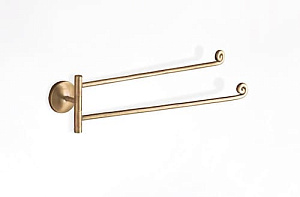 R11 ZZ - PORTA SALVIETTE SNODATO BRONZO SATINATO
